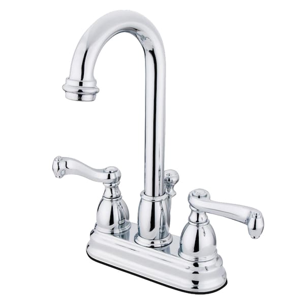 4" Centerset Bathroom Faucet, Chrome